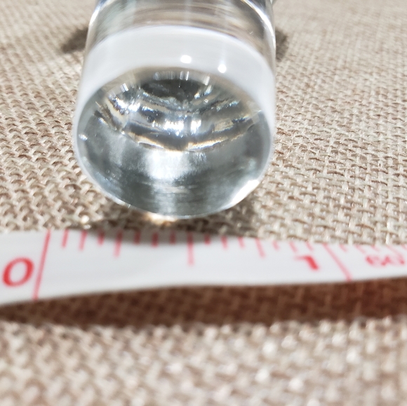 Crystal Bottle Stopper, Round with facets, Excellent Condition - Picture 7 of 10